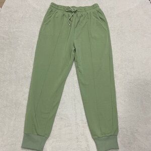 Olive Green Joggers Size Large